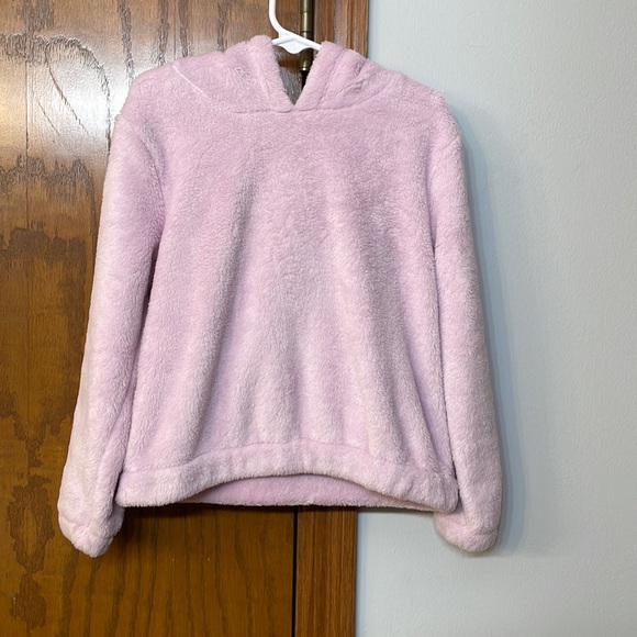 CARTERS NWOT Girls Size 6 Purple Lavender Fuzzy Soft Pullover Hoody Cozy - Picture 2 of 9
